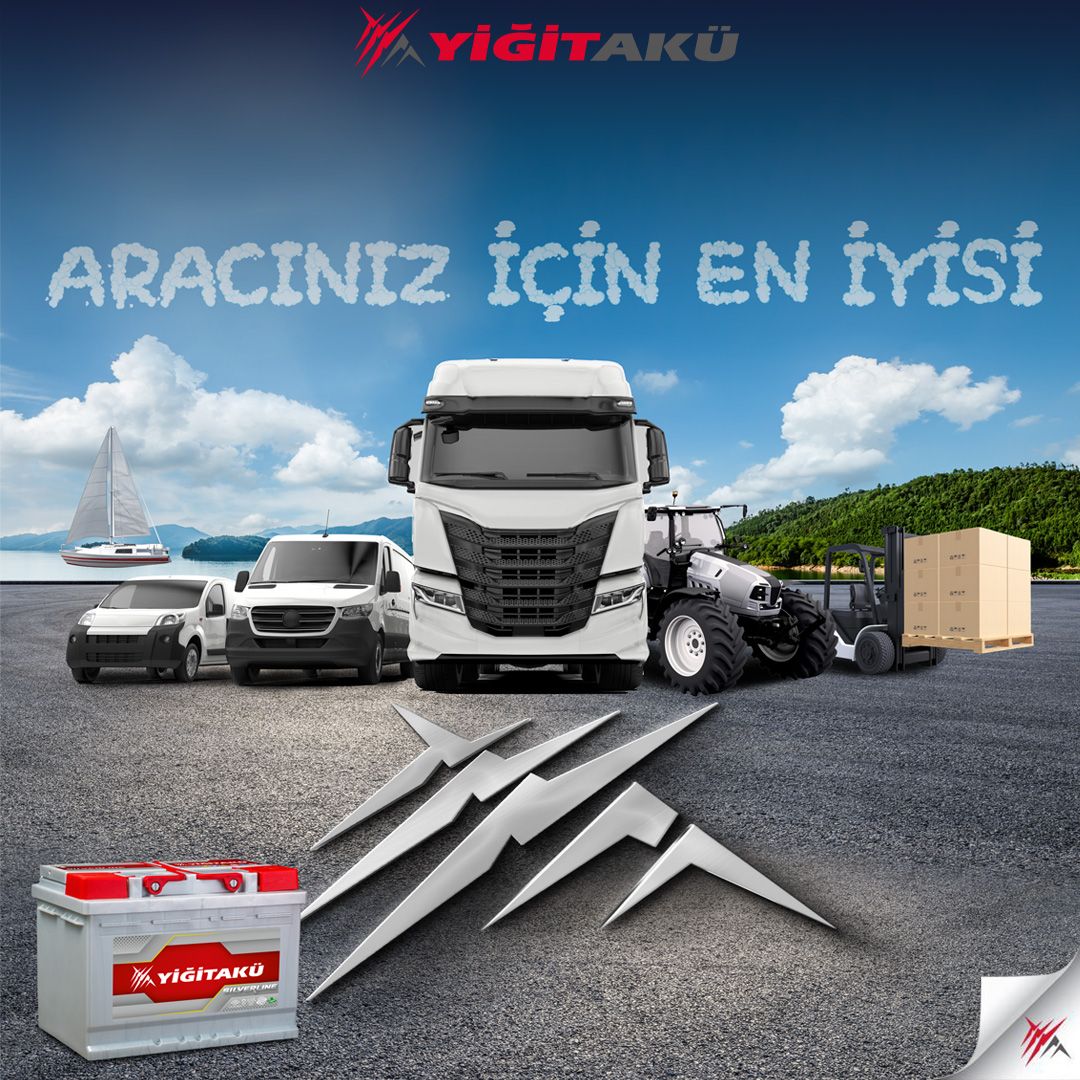 Her araca uygun akü – kamyon, ticari araç, forklift, deniz